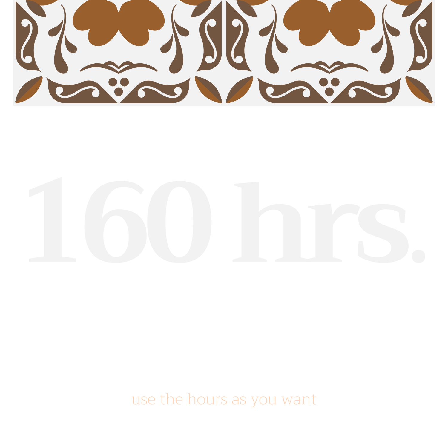 160hrs JoyTime Membership